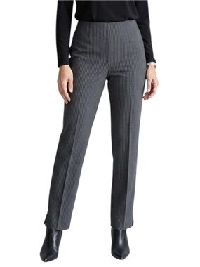 Jodeph Ribkoff Pinstripe Pull On Pants Size 22 Grey